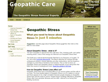 Tablet Screenshot of geopathiccare.com